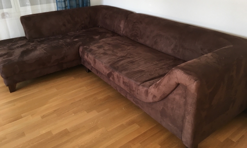 Gratis - Braunes Ecksofa