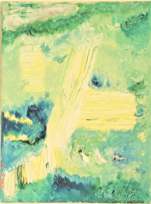 Oelbild (Acryl) auf bespannter Leinwand 30x40 cm, signiert