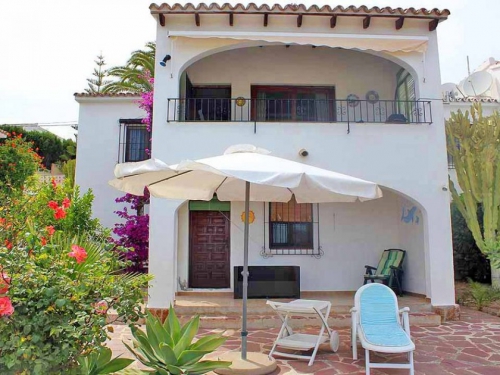 schönes gepflegtes Haus mit Meerblick in Moraira, Costa Blanca