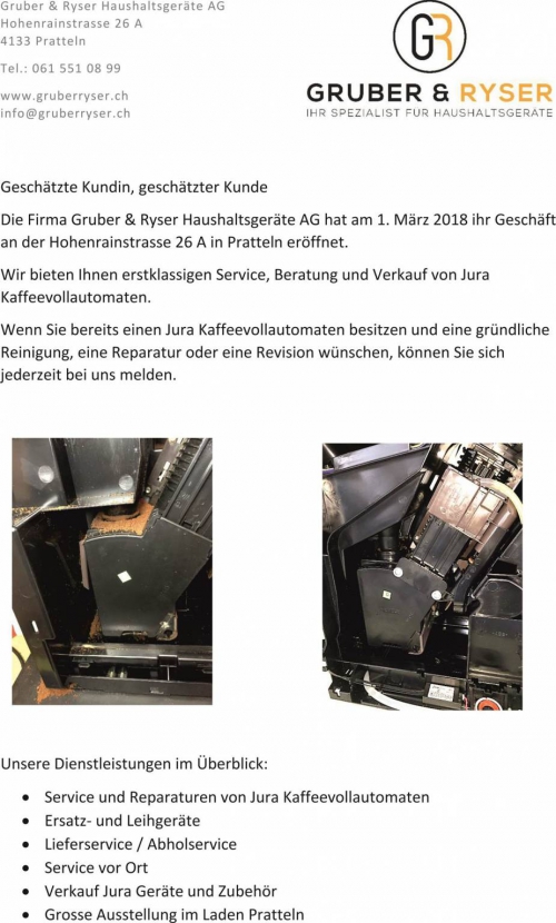 Kaffeemaschine defekt?