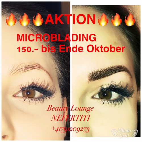 Microblading und Wimpernverlängerung 