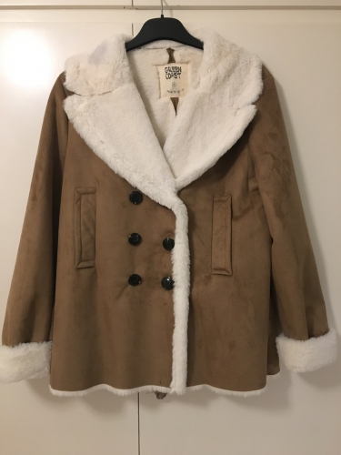 Flauschige Winterjacke Gr. 36