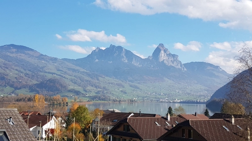 Geräumige Wohnung mit Aussicht auf See, Mythen und Rigi