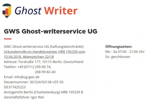 Professioneller Ghostwriter für Seminar-/Bachelor-/Masterarbeiten