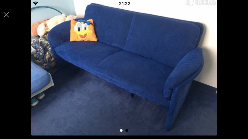 Sofa blau