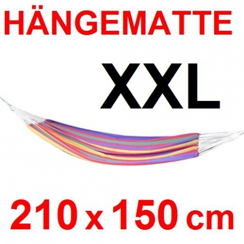 XXL Hängematte, farbig (Kostenlose Lieferung)