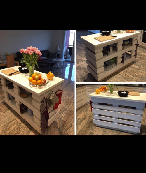 Selbstgebautes Palettenmöbel