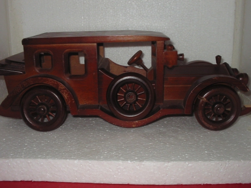 Holzautomodell Benz 1911 Classic Wooden Art Collection