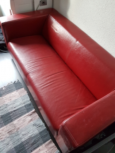 Leder Sofa 