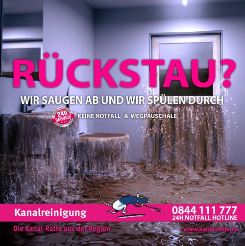 Rückstau? Abfluss verstopft?