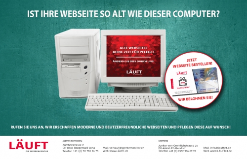 IST IHRE WEBSEITE SO ALT WIE DIESER COMPUTER?