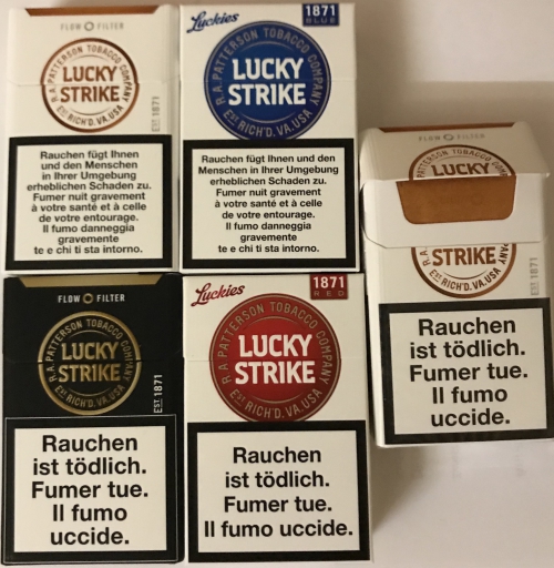 Lucky Strike Zigaretten 