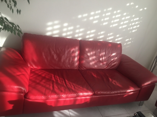 Leder sofa