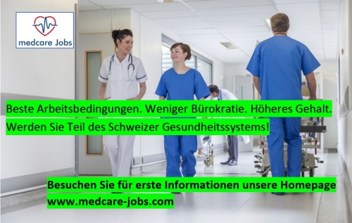 Schweizer Gesundheitssystem sucht Sie !