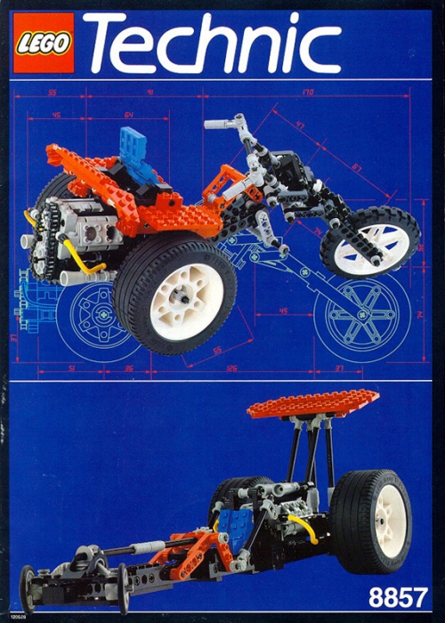 LEGO TECHNIK Nr.8857 Strassenhacker/Trike