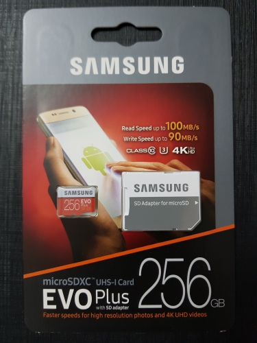 Samsung Micro Sdxc 256Gb Class 10 Evo Plus U3 Speicherkarte 