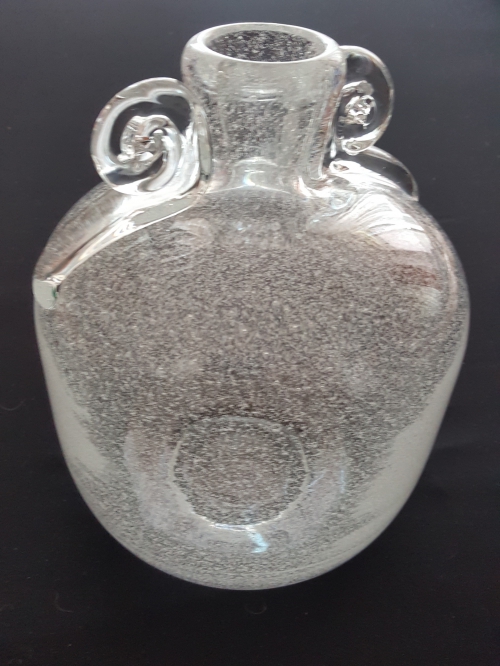 BLUMENVASE AUS BOEHMER KRISTALL