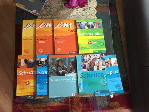 Sprache- Deutschbücher A1- B2/ German Language books, neue Vesion