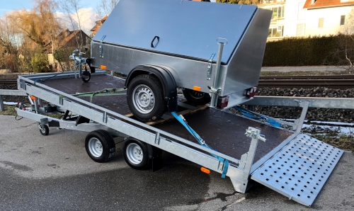 Vezeko Jumbo Multianhänger Kippbanhänger Baggeranhänger trailer