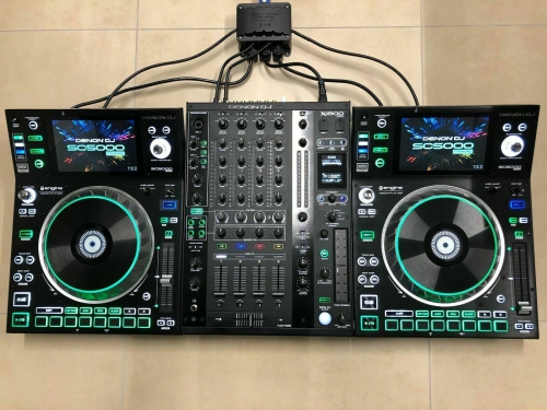 Denon DJ Prime Bundle - 2 x SC5000 Prime - X1800 Prime