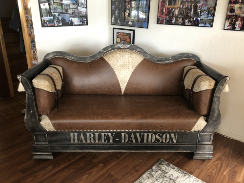 Harley Davidson Sofa Einzelstück