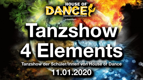 Tanzshow 4 Elements