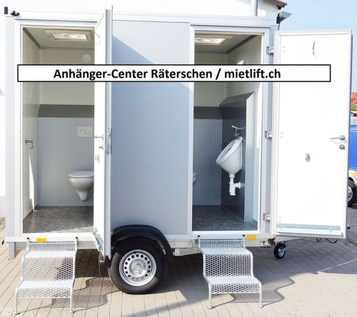 WC-Wagen Toilettenwagen WC Anhänger mobile Toilette Vezeko