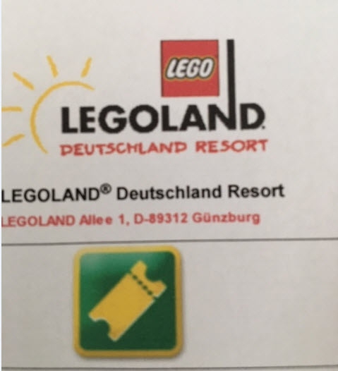 Tageskarte Legoland Deutschland