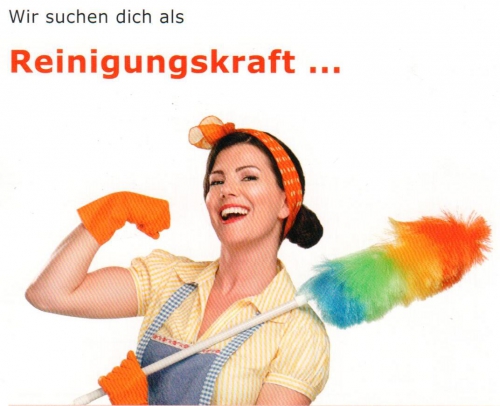 Reinigungskraft 20-40% gesucht Schaffhausen + Weinland 