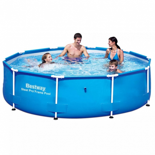 9990722 Bestway Steel Pro Schwimmbad Pool 305x76 cm Stahlrahmen