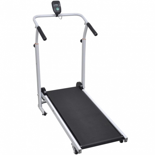 9990884 Faltbares Mini Laufband Fitnessgerät 93 x 36 cm schwarz