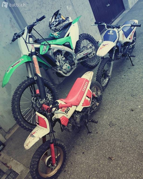 Motocross Motorräder für Gross und Klein