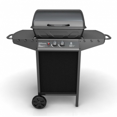 9940218 Gasgrill 2 Brenner Schwarz