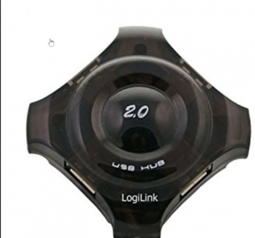 LogiLink USB 2.0 4-Port-Hub mit 4 USB UA0038