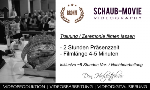 Hochzeitsvideo vom Hochzeitsfilmer