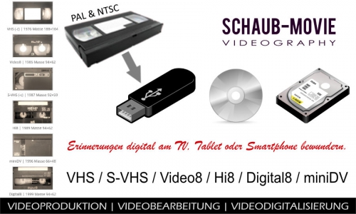 Videokassette digitalisieren lassen als mp4