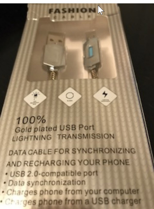 Laden von Smartphones mittels USB 2.0 kompatiblem Anschluss