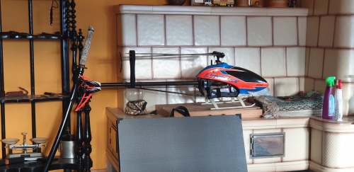 Elektro Modellhelikopter mit Zubehör