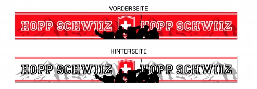 Schweiz Schal - HOPP SCHWIIZ Hockeyschal