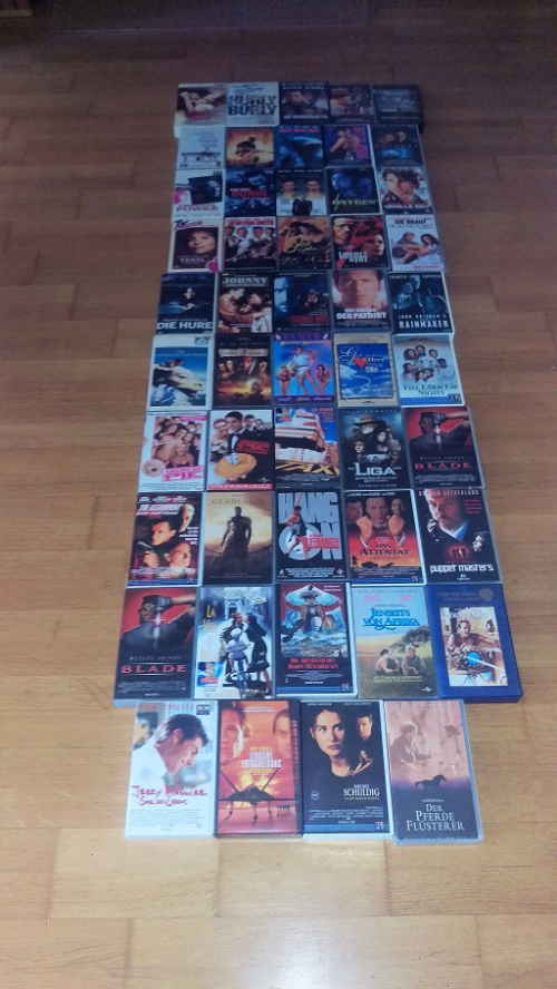 VHS Sammlung - Blockbusters - div. Genres 