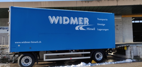 LKW Kofferanhänger frisch ab MFK, mit Hebebühne