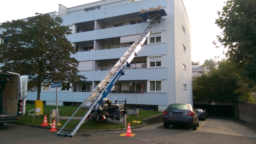 Möbellift mieten - Zügellift mieten - Treppensteiger