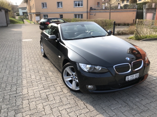 wunderschönes BMW 335i Cabrio zu verkaufen, schwarz, 306 PS