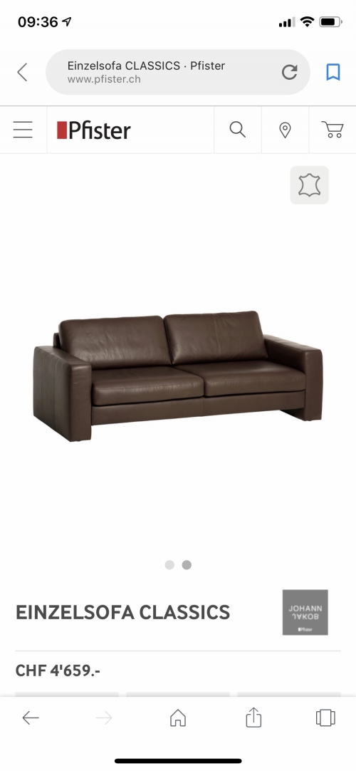 Leder Sofa