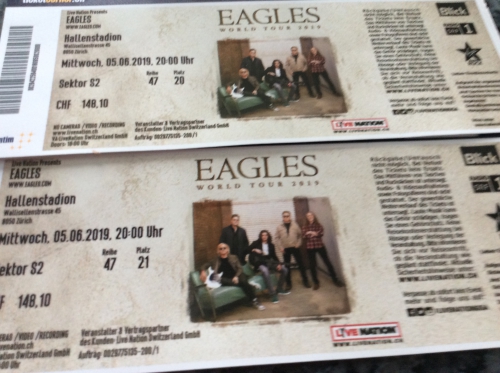 Einmaliges Konzert Eagles in Zürich