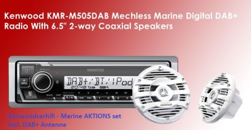 Marine Radio DAB +Receiver + Lautsprecher paar satz AKTION 