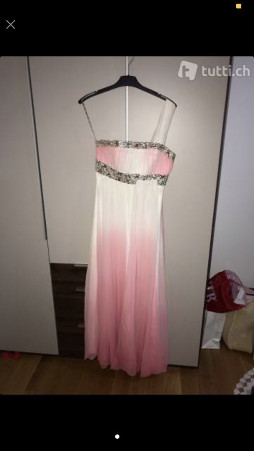 Abendkleid Grösse 40 rosa