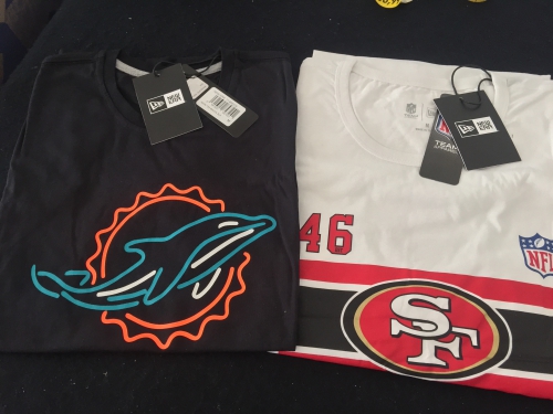 NFL New Era Shirts Miami/SF 49ers 2-er Set, Grösse M