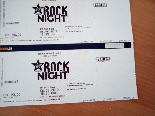 2 Tickets für die Heitere Rock Night