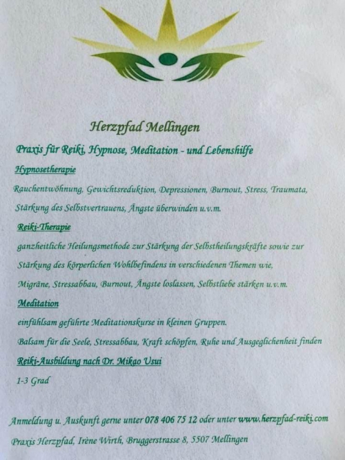 Reiki Ausbildungen und Hypnose Therapie